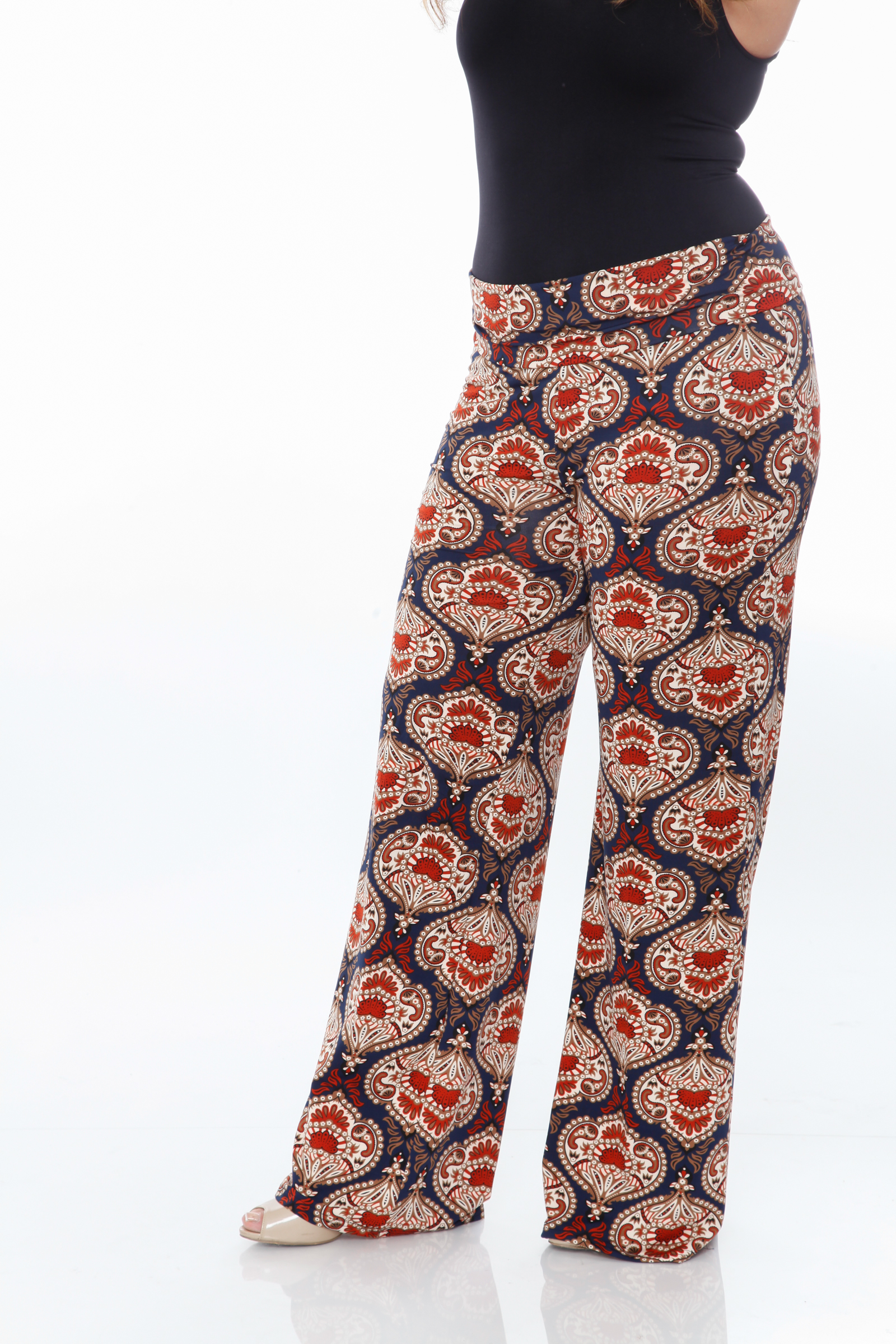 plus size orange pants