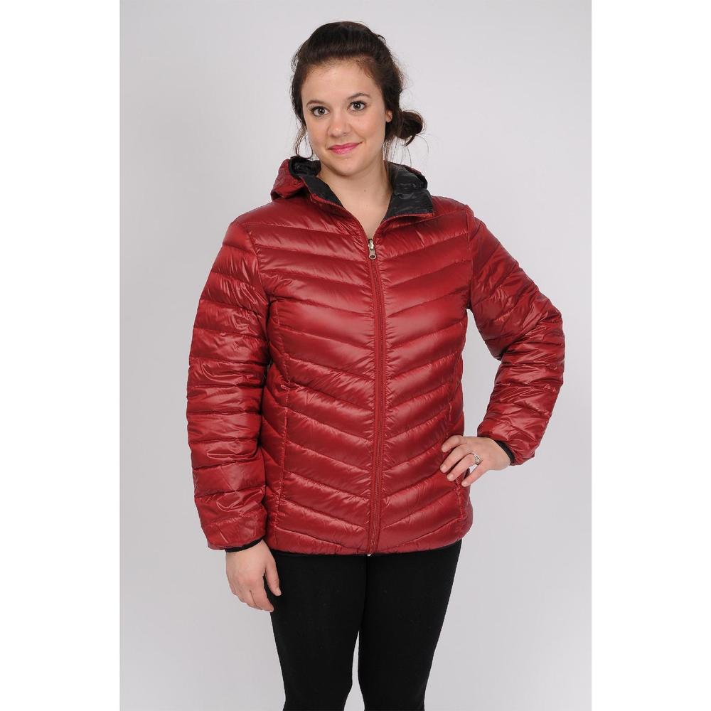 Excelled Women's Plus Packable Poly Fill Puffer- Online Exclusive