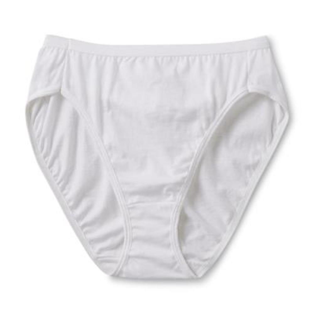 Hanes Women's 4-Pack Ultimate Cotton Comfort Hi-Cut Panties - 43KUB1