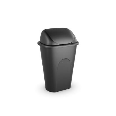 Essential Home 17-Gallon Trash Bin with Swing Top