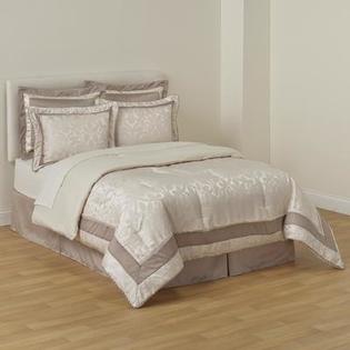 Jaclyn Smith 6 Piece Comforter Set Botanical Jacquard