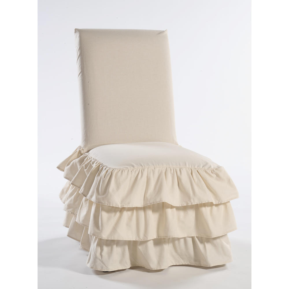 Classic Slipcovers Cotton Duck 3 tier Dining Chair cover