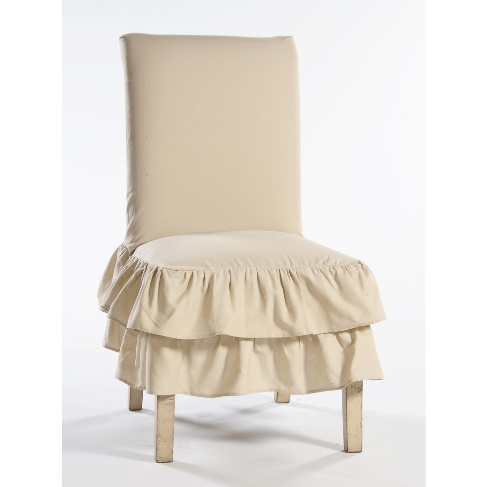 Classic Slipcovers Cotton Duck 2 tier Dining Chair cover