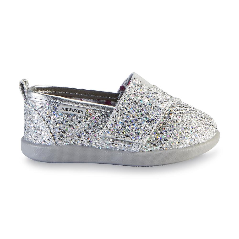Joe Boxer Baby Girl's Buffalo Silver Glitter Casual Shoe