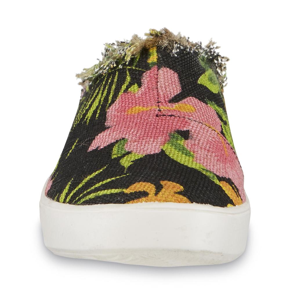 Coconuts by Matisse Women's Islander Black/Pink/Floral Slip-On Shoe