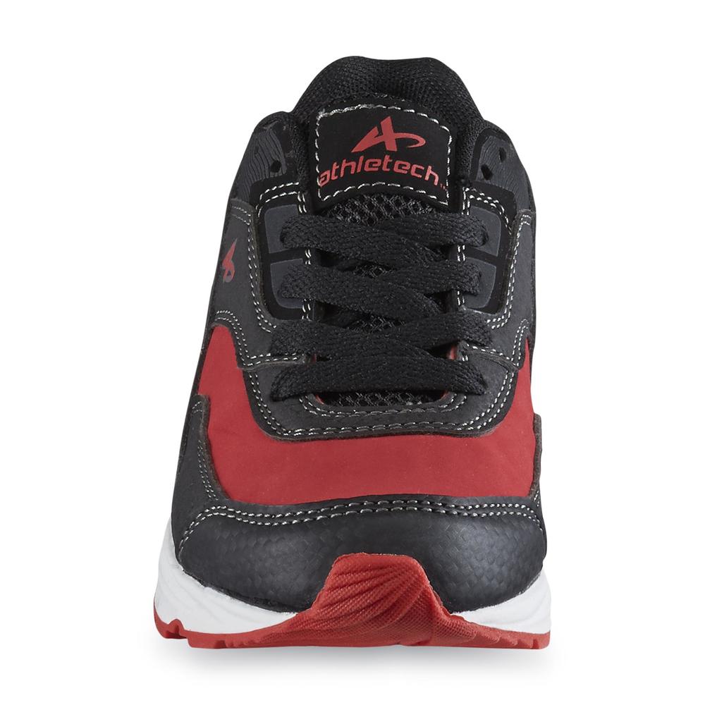 Athletech Boy's Bobby Red/Black Athletic Shoe