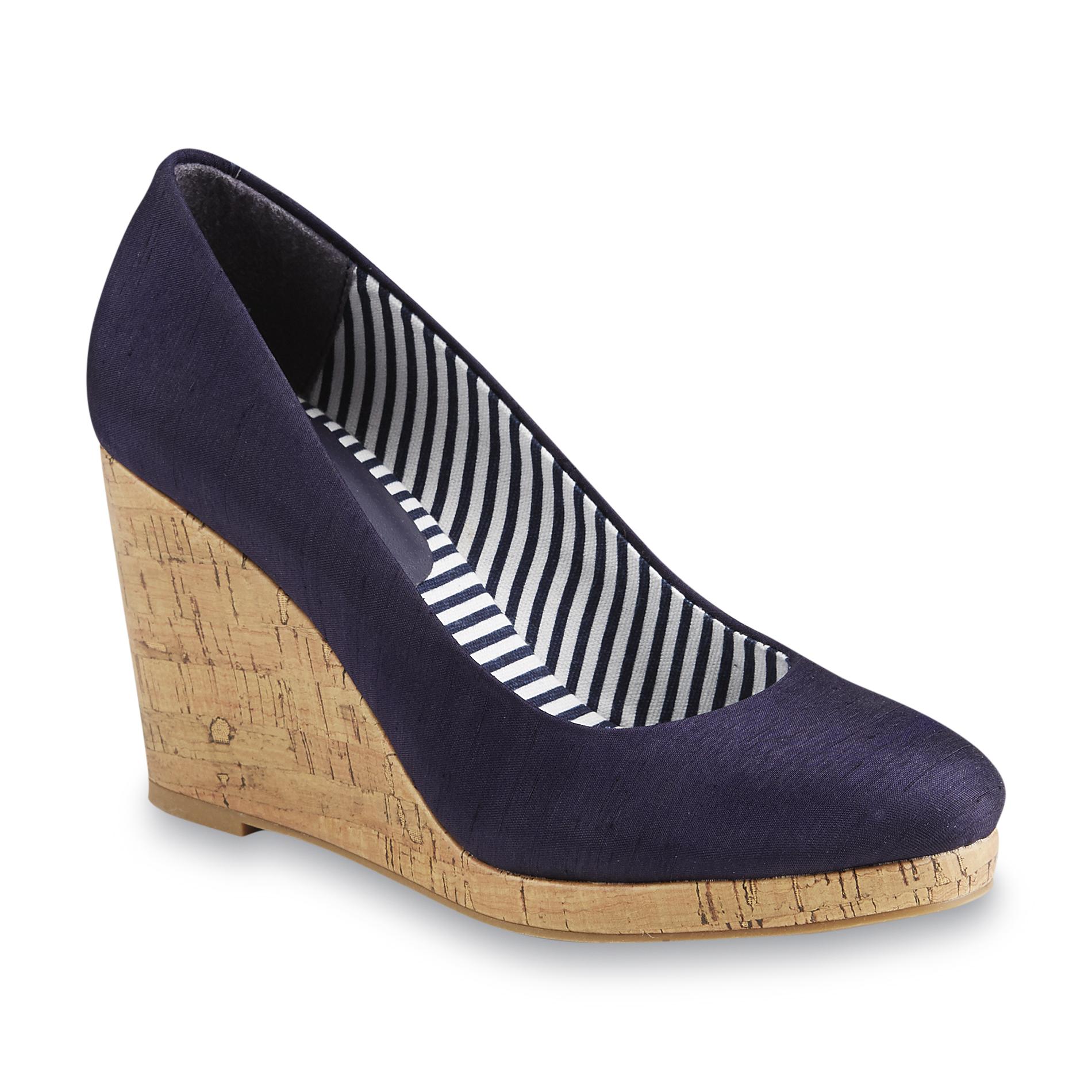 navy wedges size 7