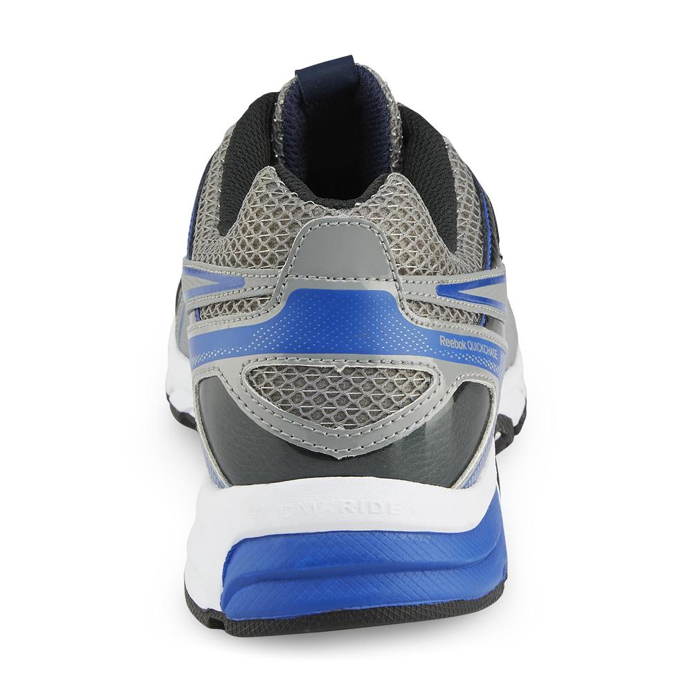 Reebok Men's Quickchase MemoryTech Gray/Blue/Black Running Shoe