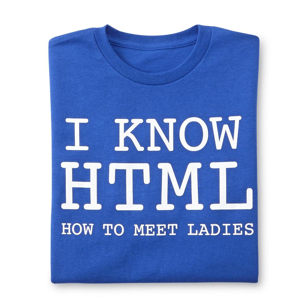 Men's Graphic T-Shirt - I Know HTML
