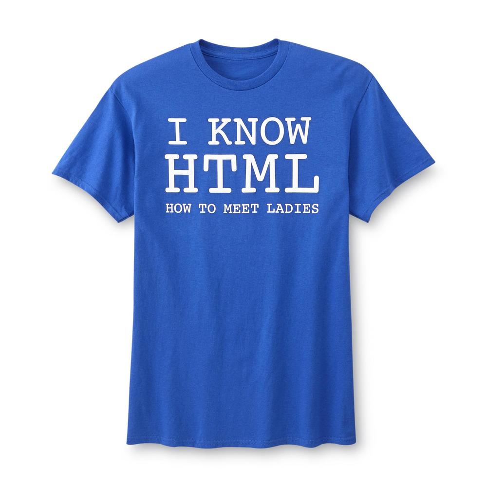 Men's Graphic T-Shirt - I Know HTML