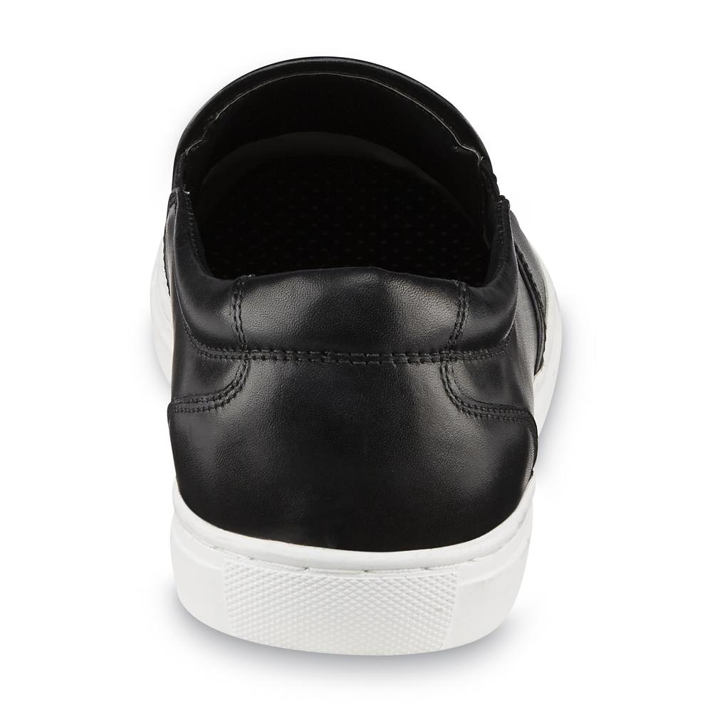 Structure Men's Strum Black Slip-On Shoe