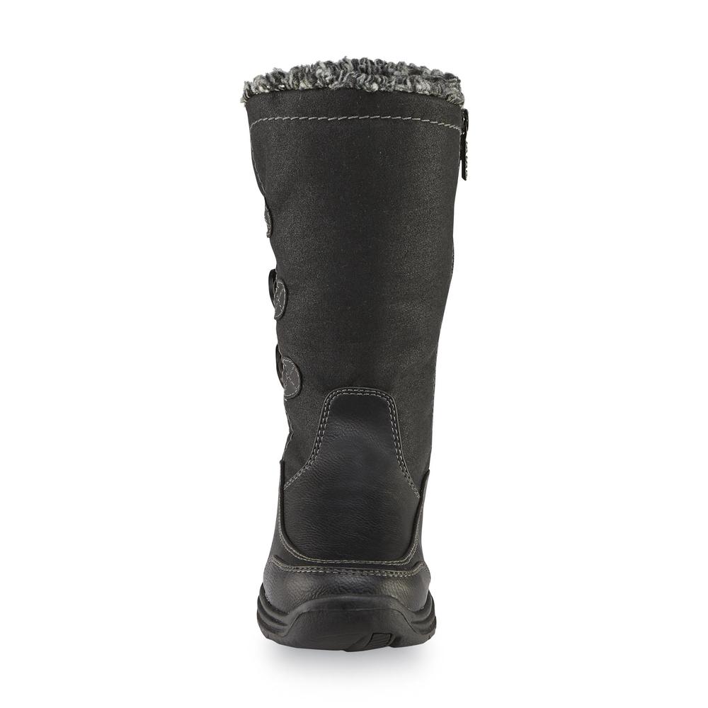 Totes Women's Mya Winter/Weather Boot - Black Wide Width Avail