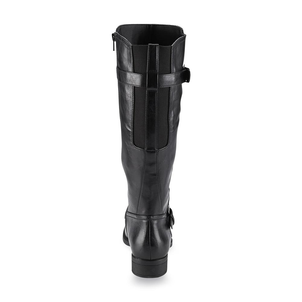 Covington Women's Julia Black Knee-High Riding Boot - Extended Calf/Wide Width Available