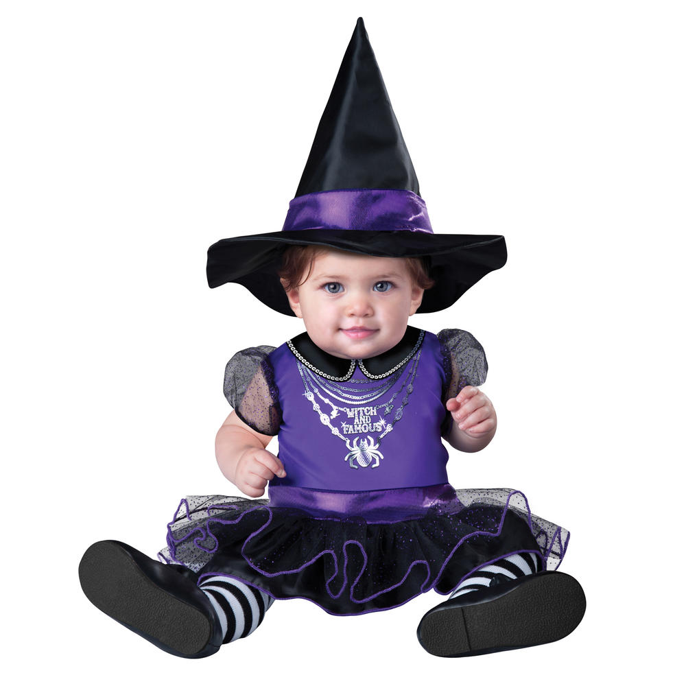 Totally Ghoul Halloween Witch and Famous Baby Costume-Purple