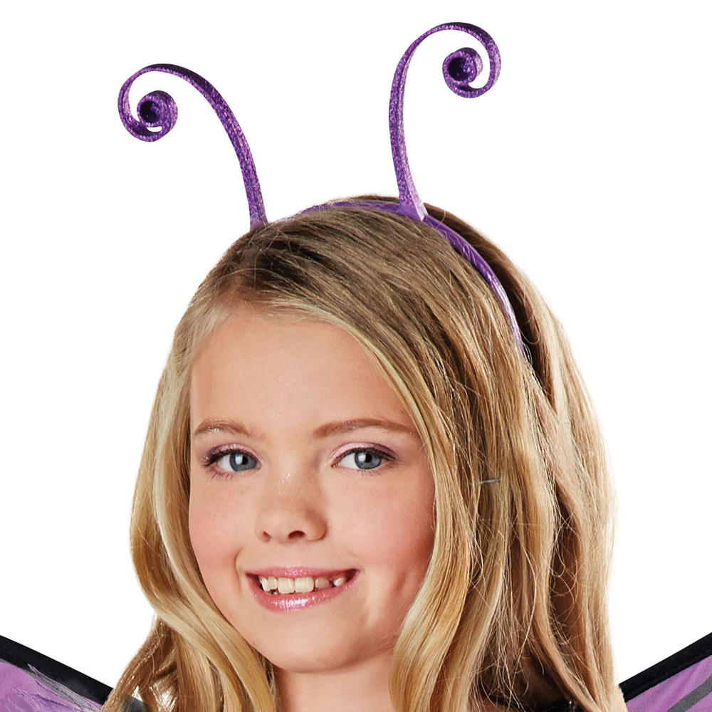 Totally Ghoul Girls Purple Sparkle Butterfly Halloween Costume