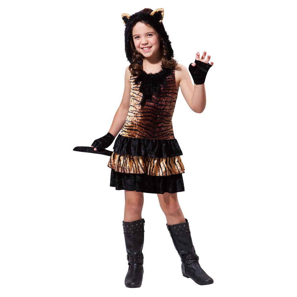 Totally Ghoul Halloween Tiger Girl Costume