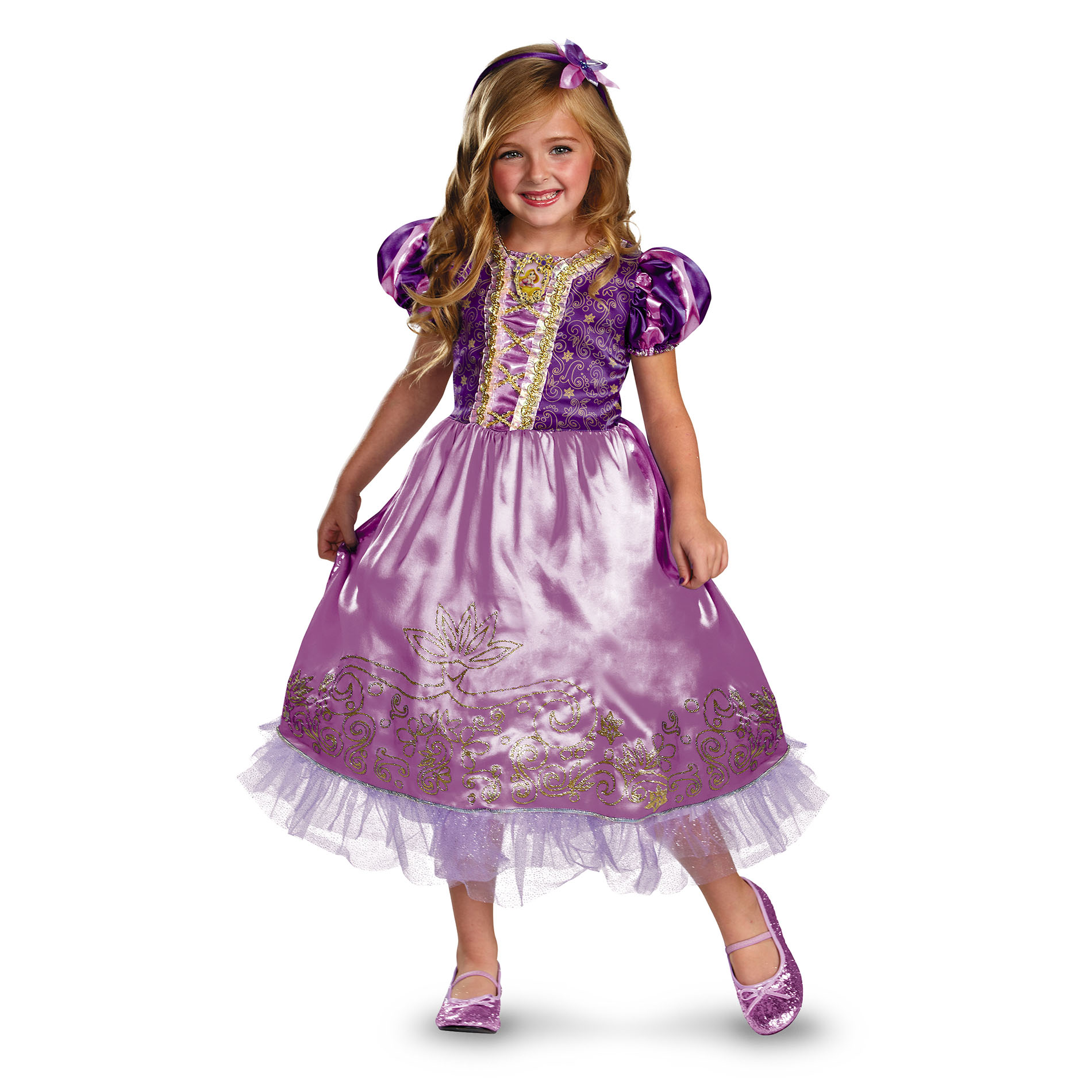 Disney Rapunzel Sparkle Deluxe Halloween Costume
