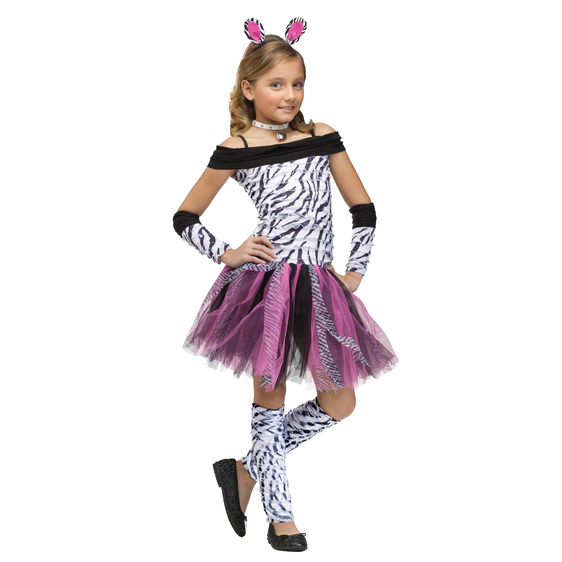 Totally Ghoul Zebra Girls Halloween Costume