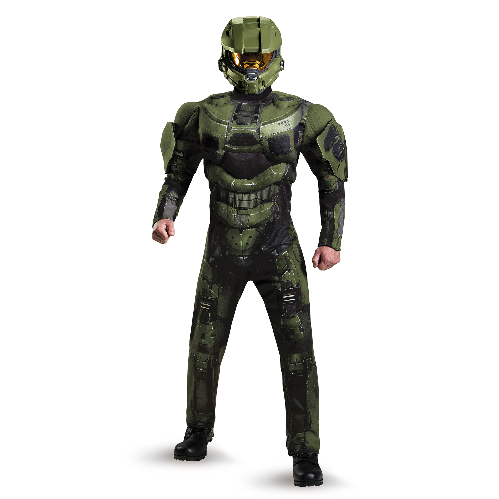 Halo  Master Chief Deluxe Muscle Adult Halloween Costume