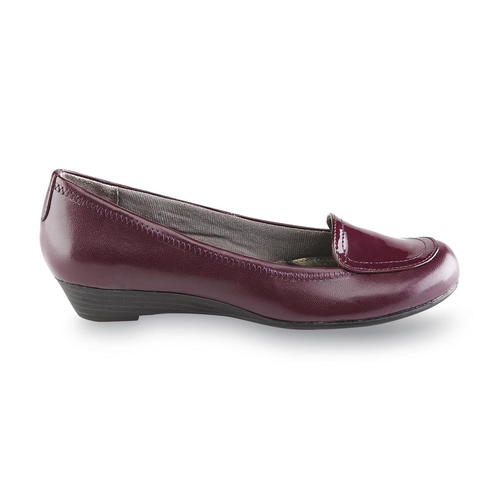 LifeStride Women's Mari Purple Wedge Loafer - Wide Widths Available