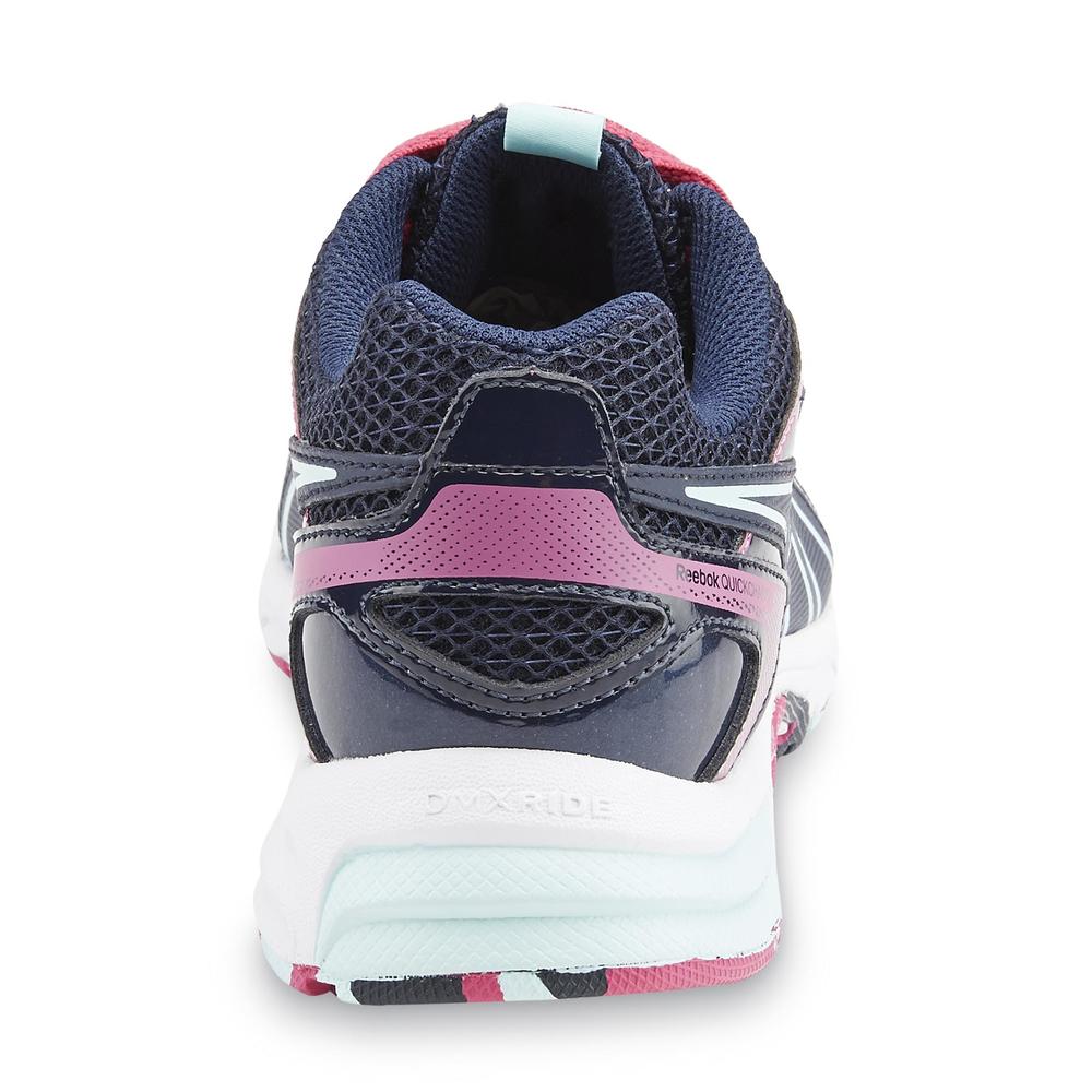 Reebok Women's Quickchase MemoryTech Blue/Pink Running Shoe - Wide Width Available