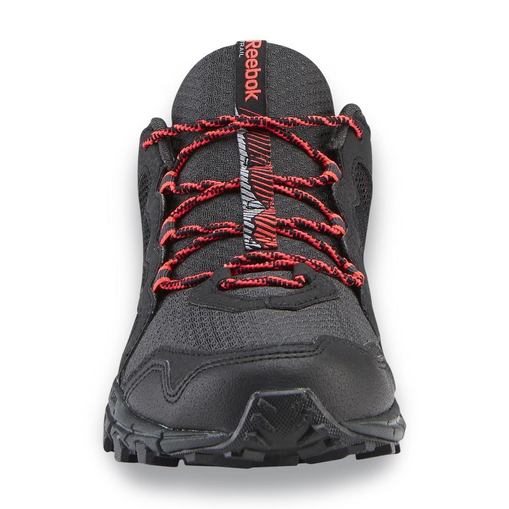 Reebok Women's Trail Grip RS 4.0 Black/Gray/Red Running Shoe