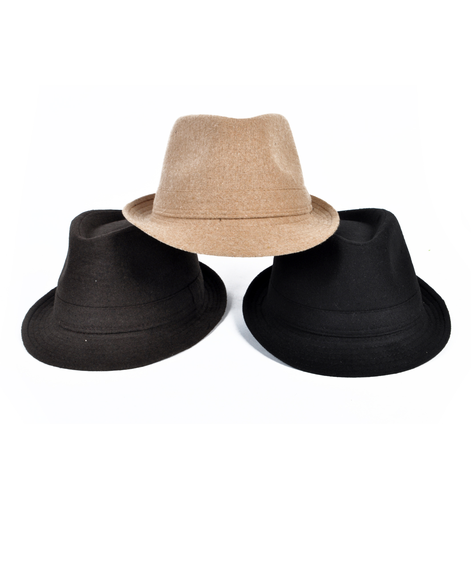 West End Back to Solids Fedora Hats