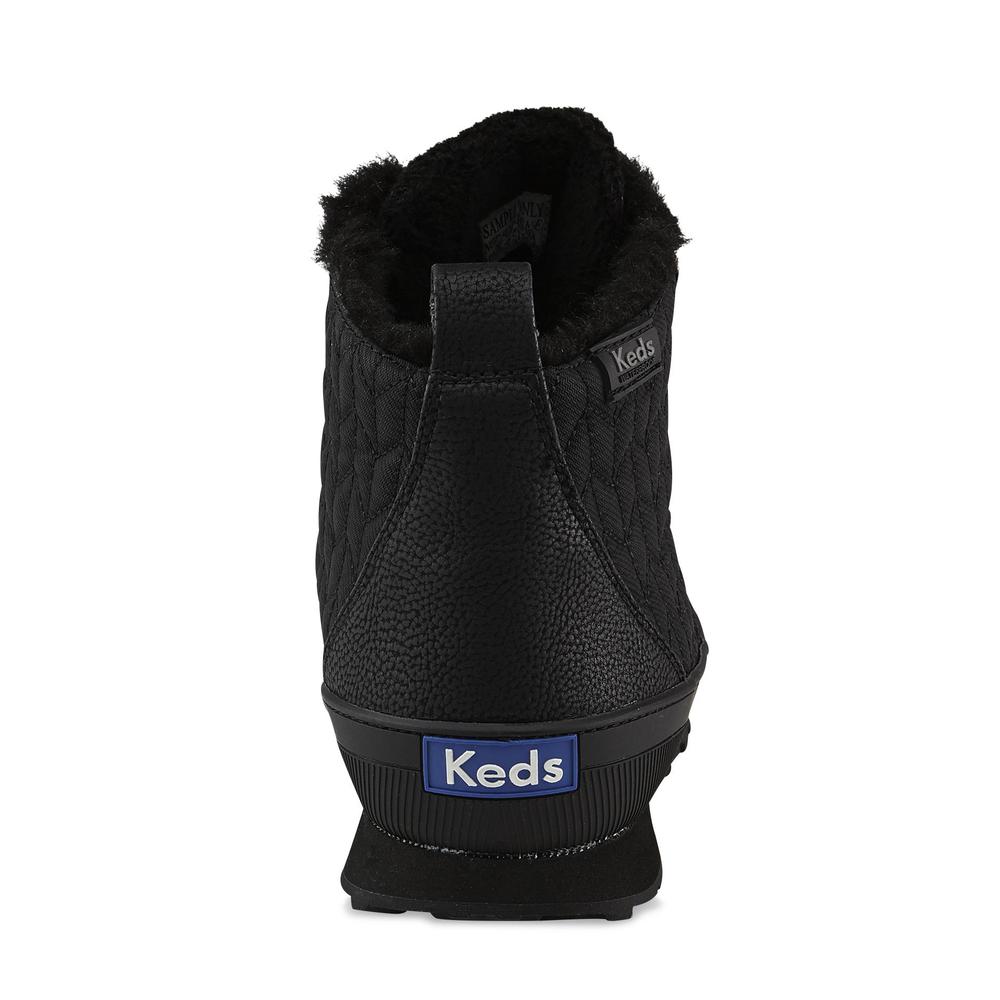 Keds Women's Dream Catcher Black Waterproof Ankle Boot