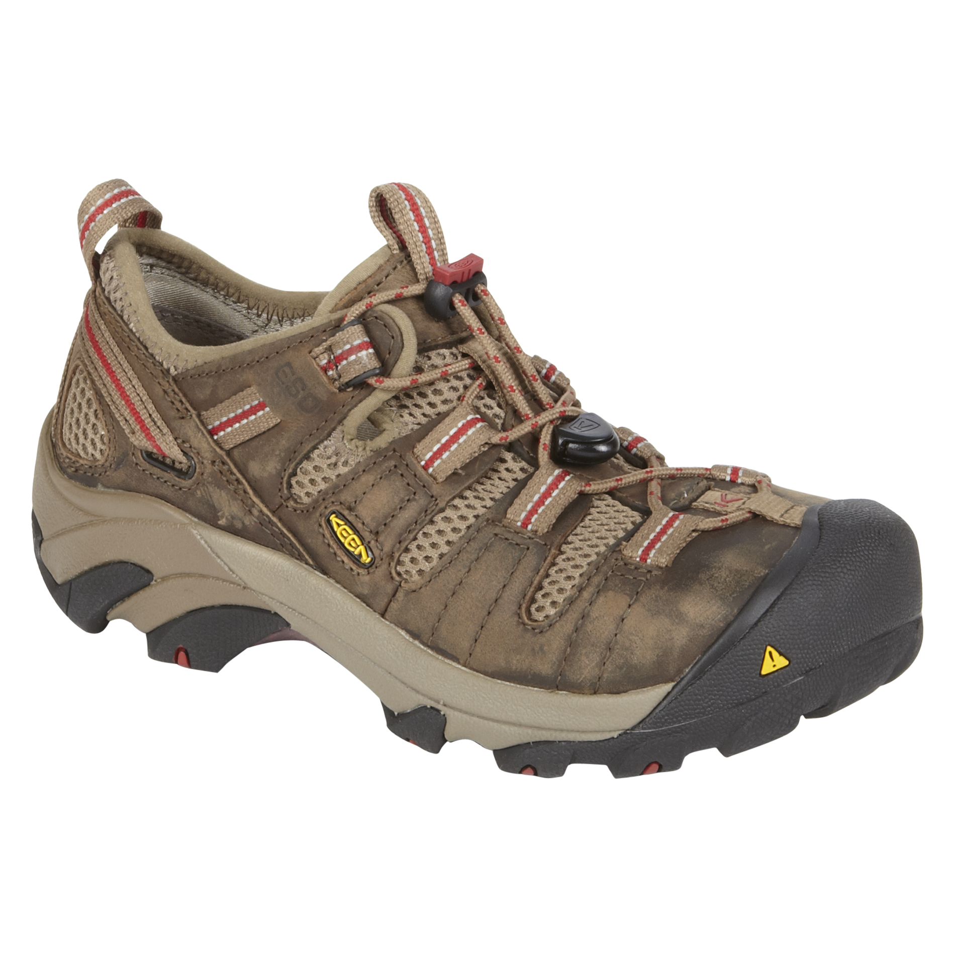 Keen Utility Women's Atlanta Cool Tan Steel Toe ESD Hiking Shoe