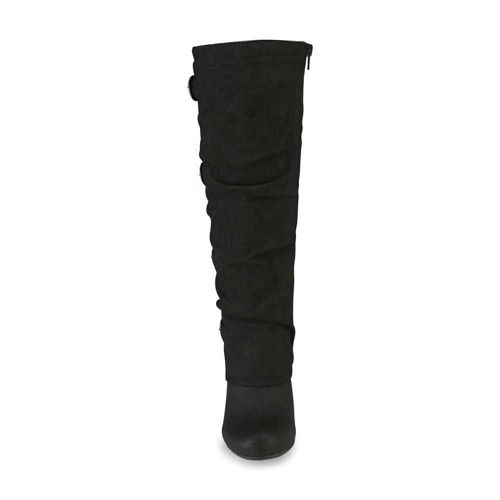 Unionbay Women's Ruth Black Slouch Boot