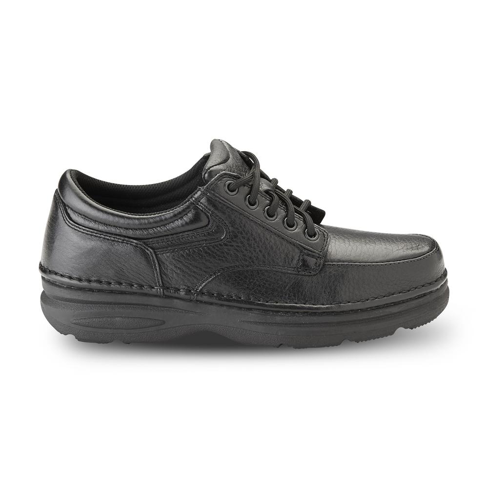 Wonderlite Men s Vinnie Leather Casual Oxford Black