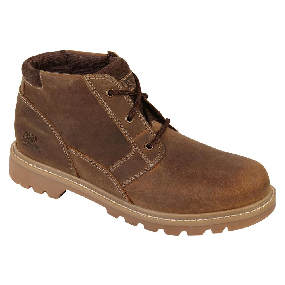 Cat Footwear Men's Graft Leather Casual Chukka Boot - Brown