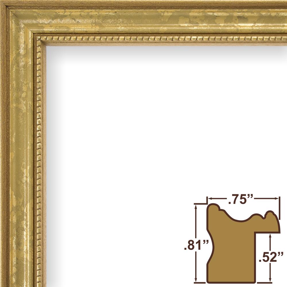 Craig Frames Inc Ornate Gold Solid Wood Picture Frame (314GD)