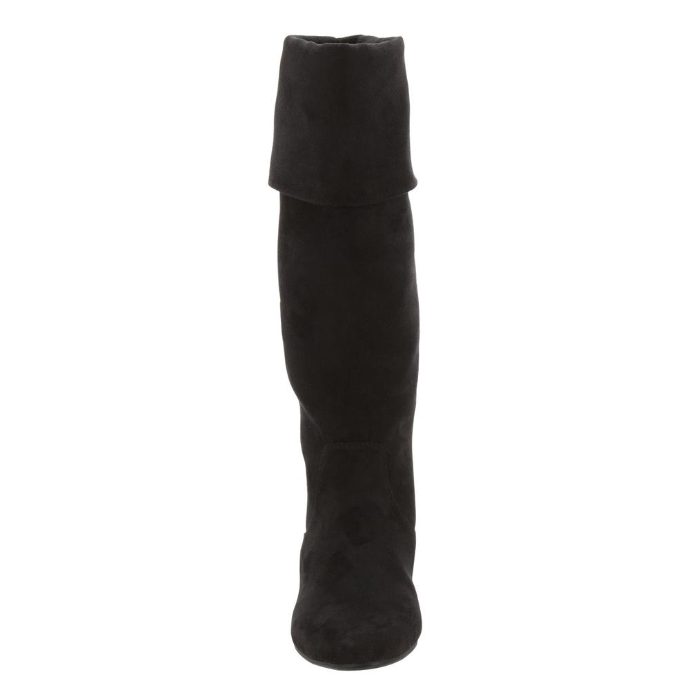 Route 66 Women's Tova Tall Scrunch Boot - Wide Avail - Black