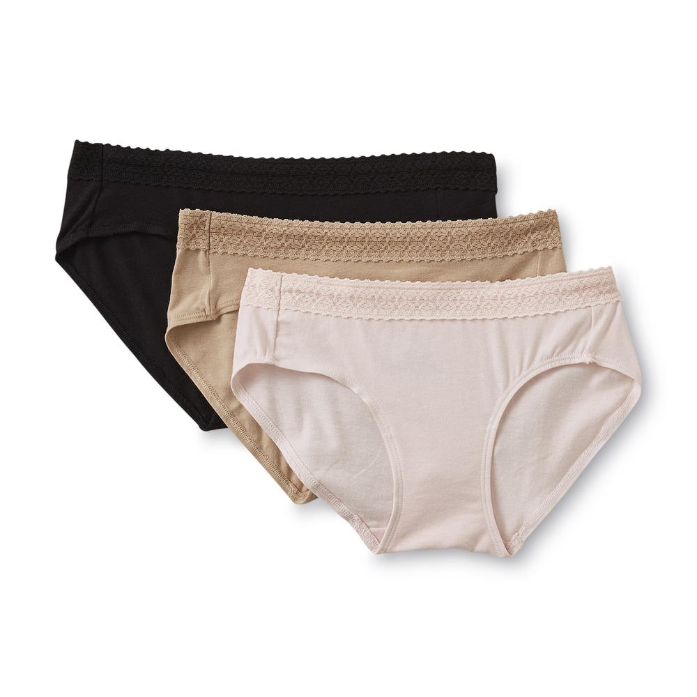 Hanes Women's 3-Pairs ComfortSoft Hipster Panties