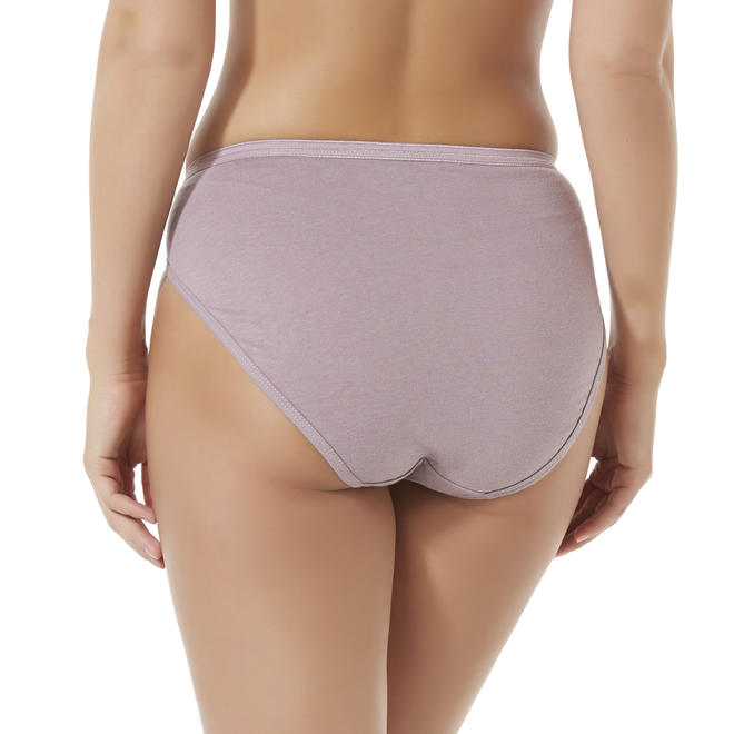 Hanes Women's 4Pack Ultimate Cotton Comfort HiCut Panties 43KUC7