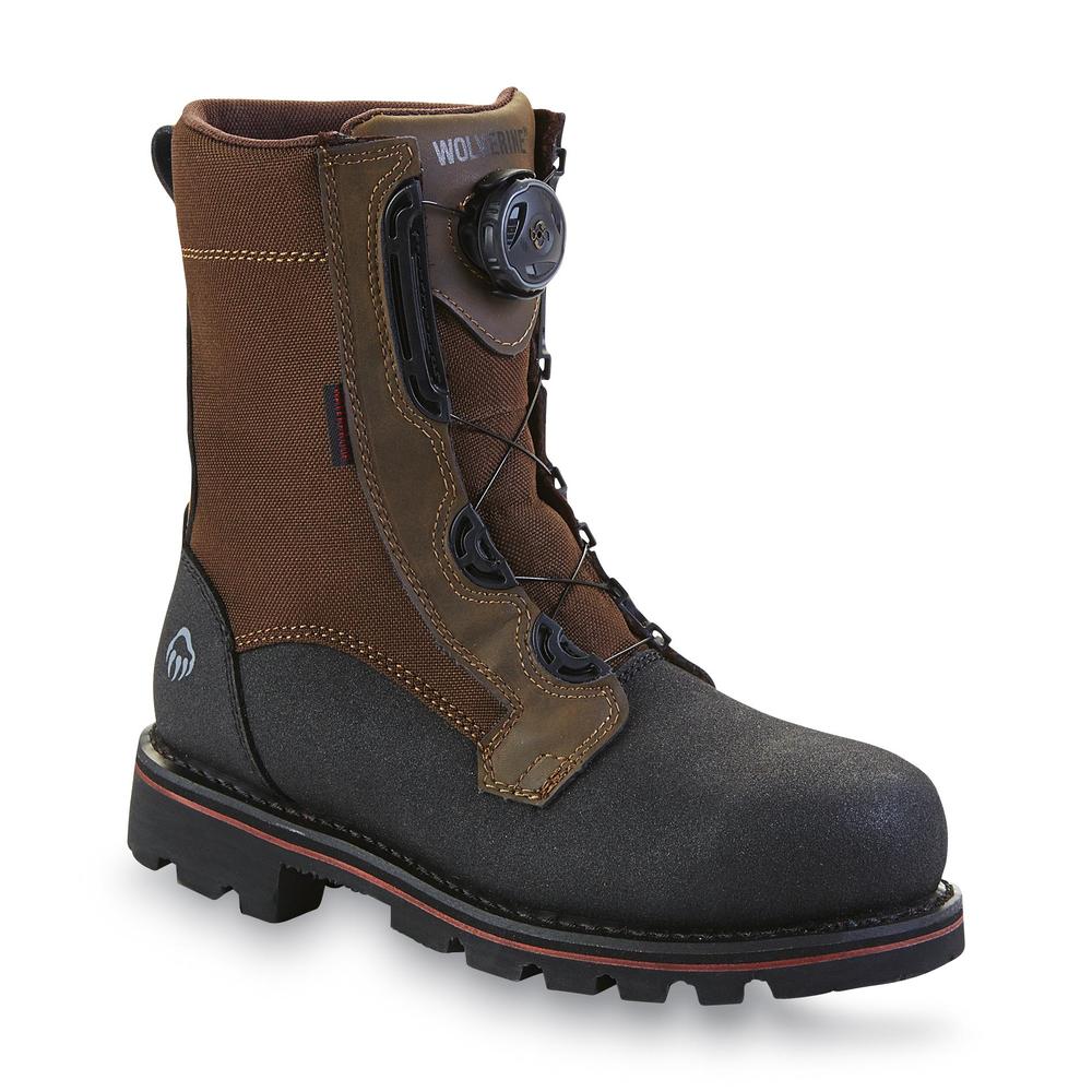 Wolverine Men's Drillbit Waterproof Steel Toe EH 8" Work Boot W10308 - Black/Brown