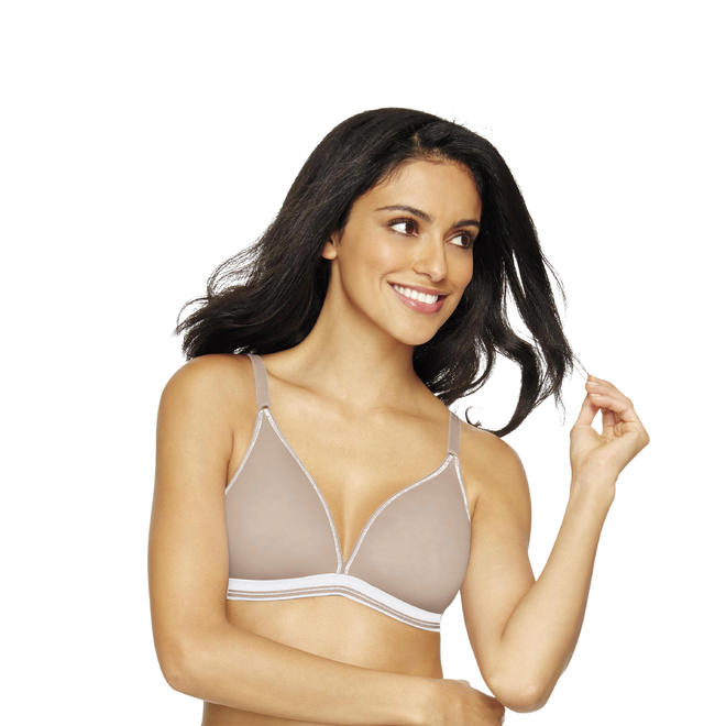 Hanes Women's Ultimate Boyfriend Cottony WireFree Bra HU47