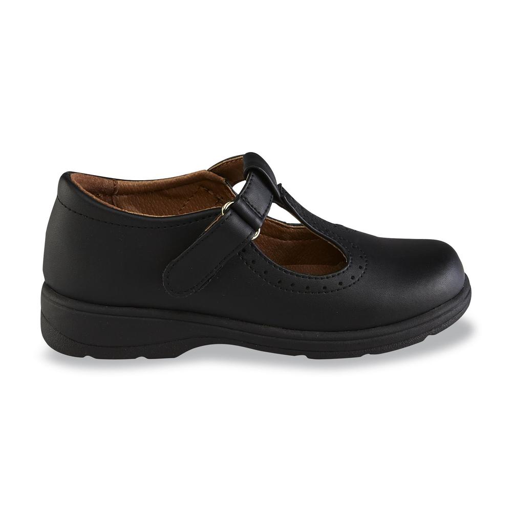 School Issue® Girl's Primary Black Mary Jane Uniform Shoe Wide Width