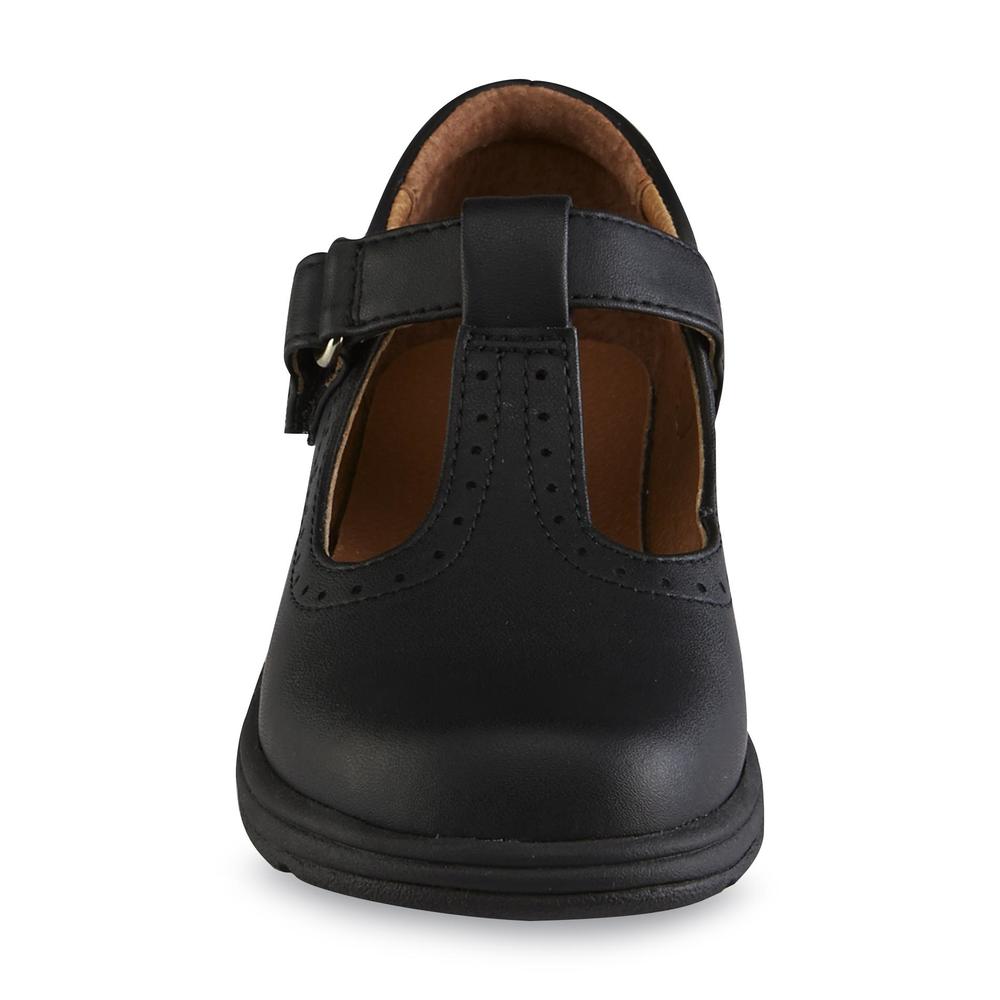 School Issue® Girl's Primary Black Mary Jane Uniform Shoe Wide Width
