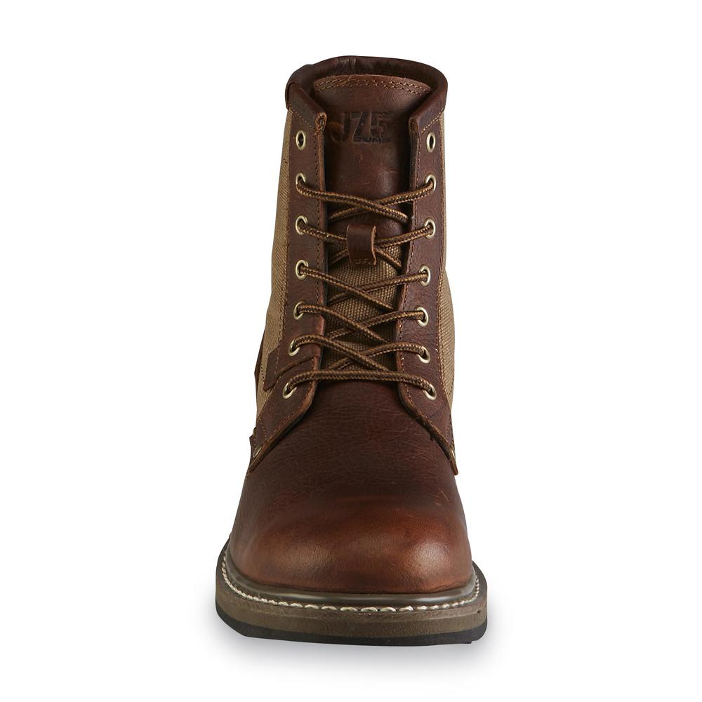 J75 by Jump Men's Mitchum Brown Ankle Combat Boot