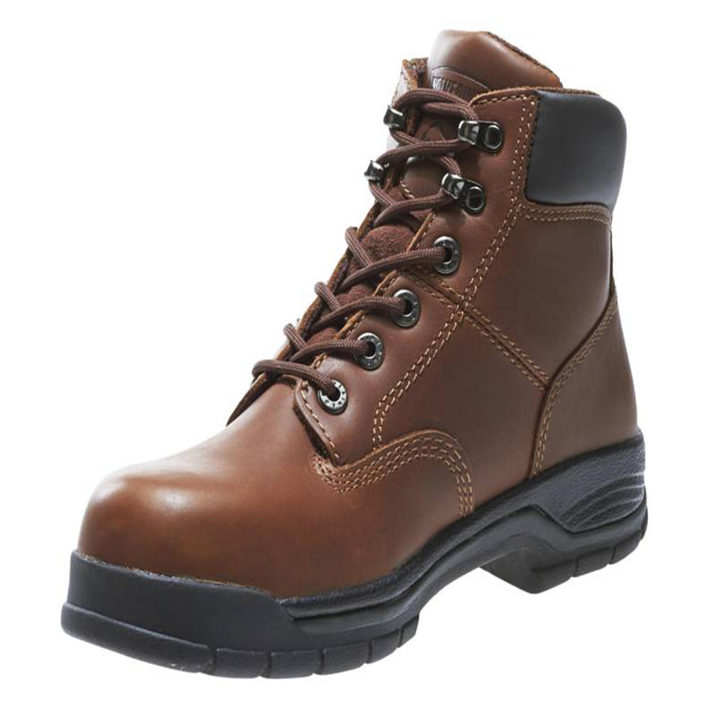 Wolverine Women's Work Boot 6" Steel Toe 4675 - Brown