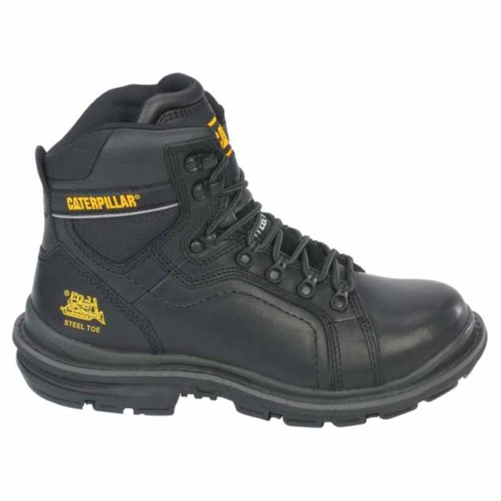 Cat Footwear Men's Manifold 6" Steel Toe Work Boot P89979 - Black