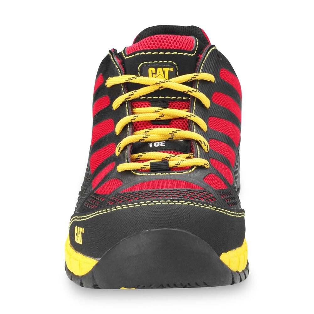 Cat Footwear Men's Streamline Red/Yellow Steel Toe Work Shoes