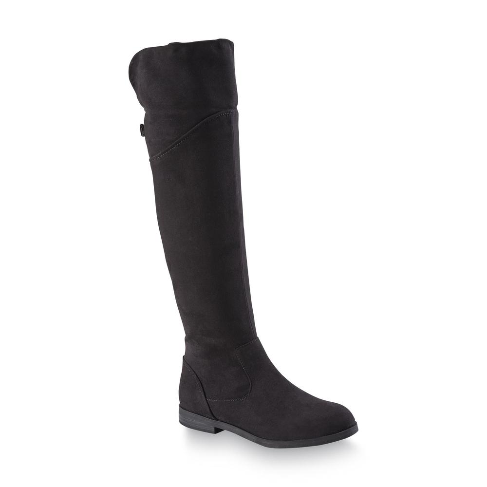 Not Rated Women's Addison Over the Knee Riding  Boot - Black