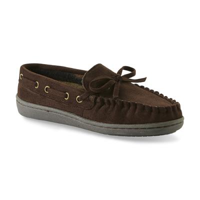 Canyon River Blues Toddler/Youth Boy's Lowell Moccasin Slipper - Brown