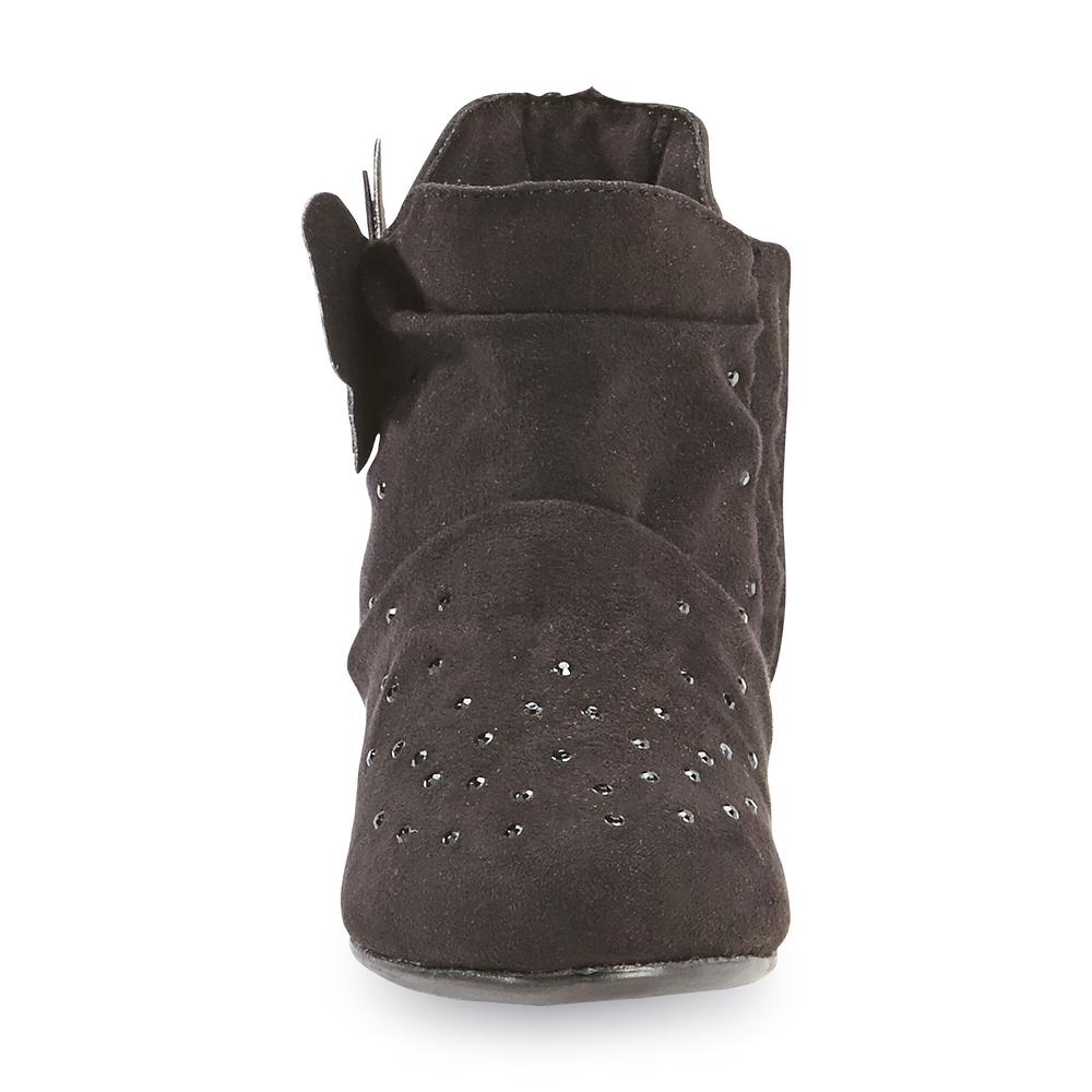 Canyon River Blues Toddler Girl's Frannie Black Ankle Fashion Boot - Butterfly