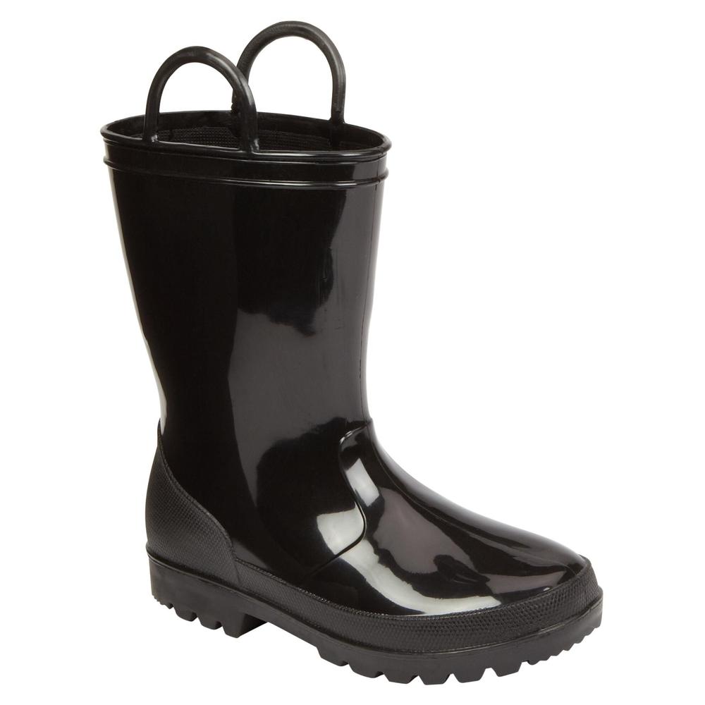 Intrigue Girl's Rain Boot Splash - Black