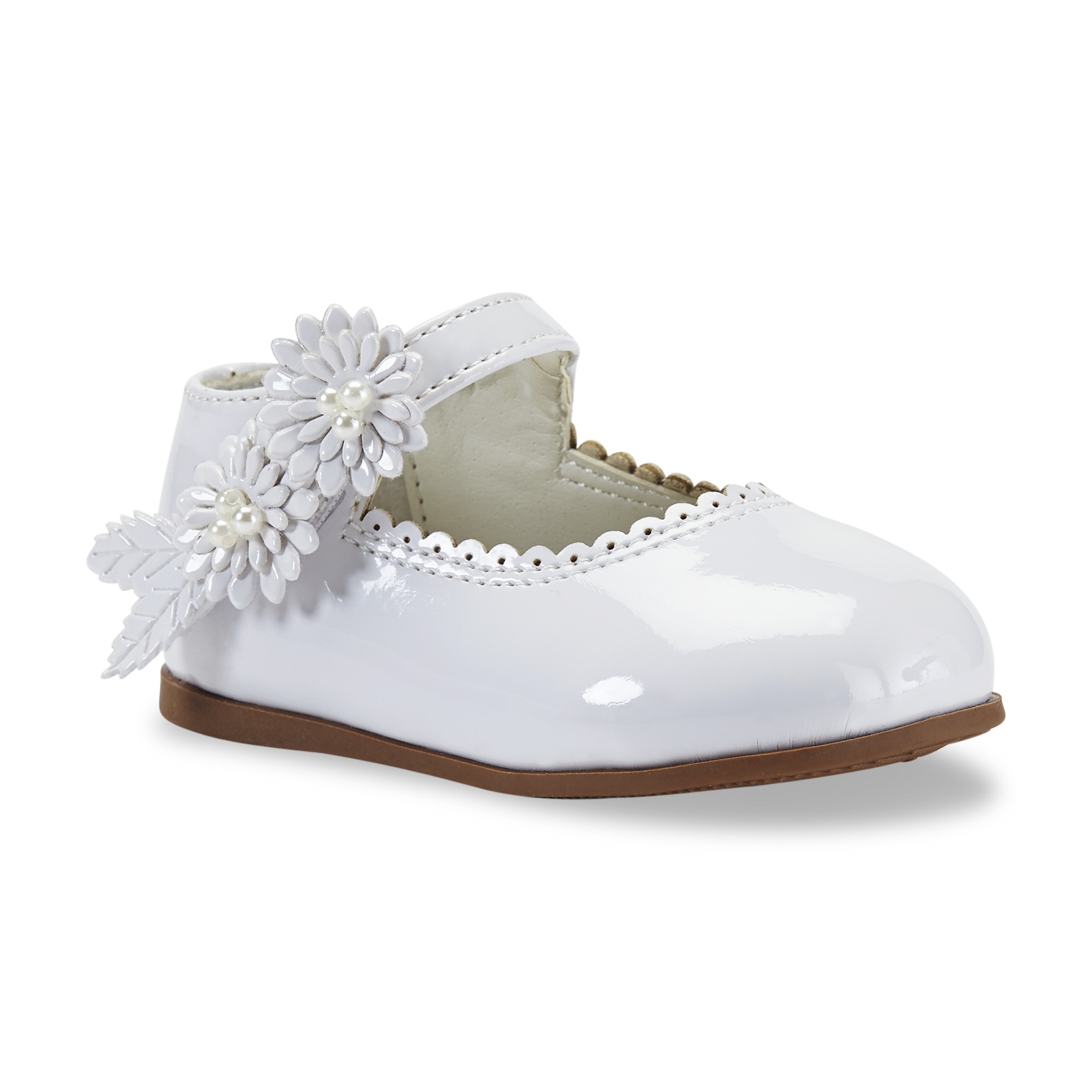 Josmo Baby Girl's Susan White Mary Jane Shoe