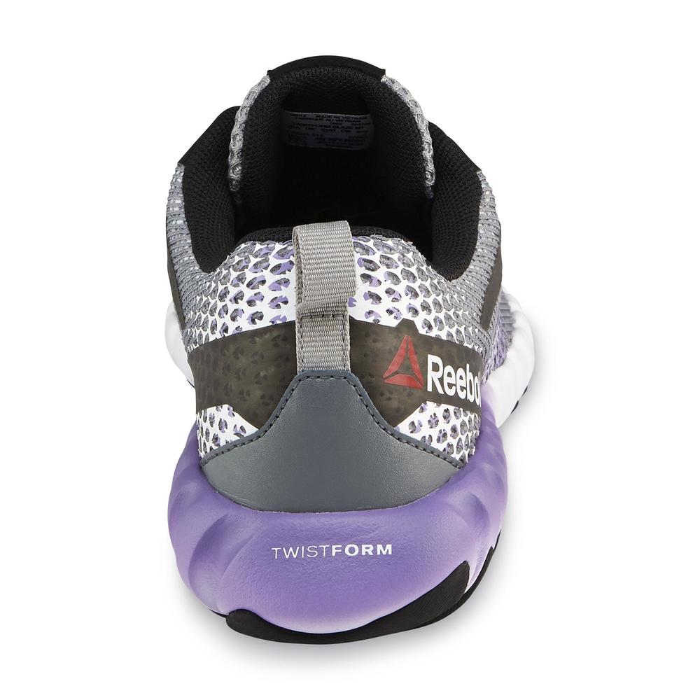 Reebok Women's TwistForm Blaze MemoryTech Gray/Purple Running Shoe